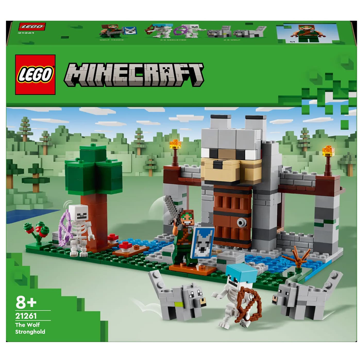 Конструктор Lego Minecraft Вовк із Цитаделі 312дет 21261 Конструктор Lego Minecraft Вовк із Цитаделі 312дет 21261