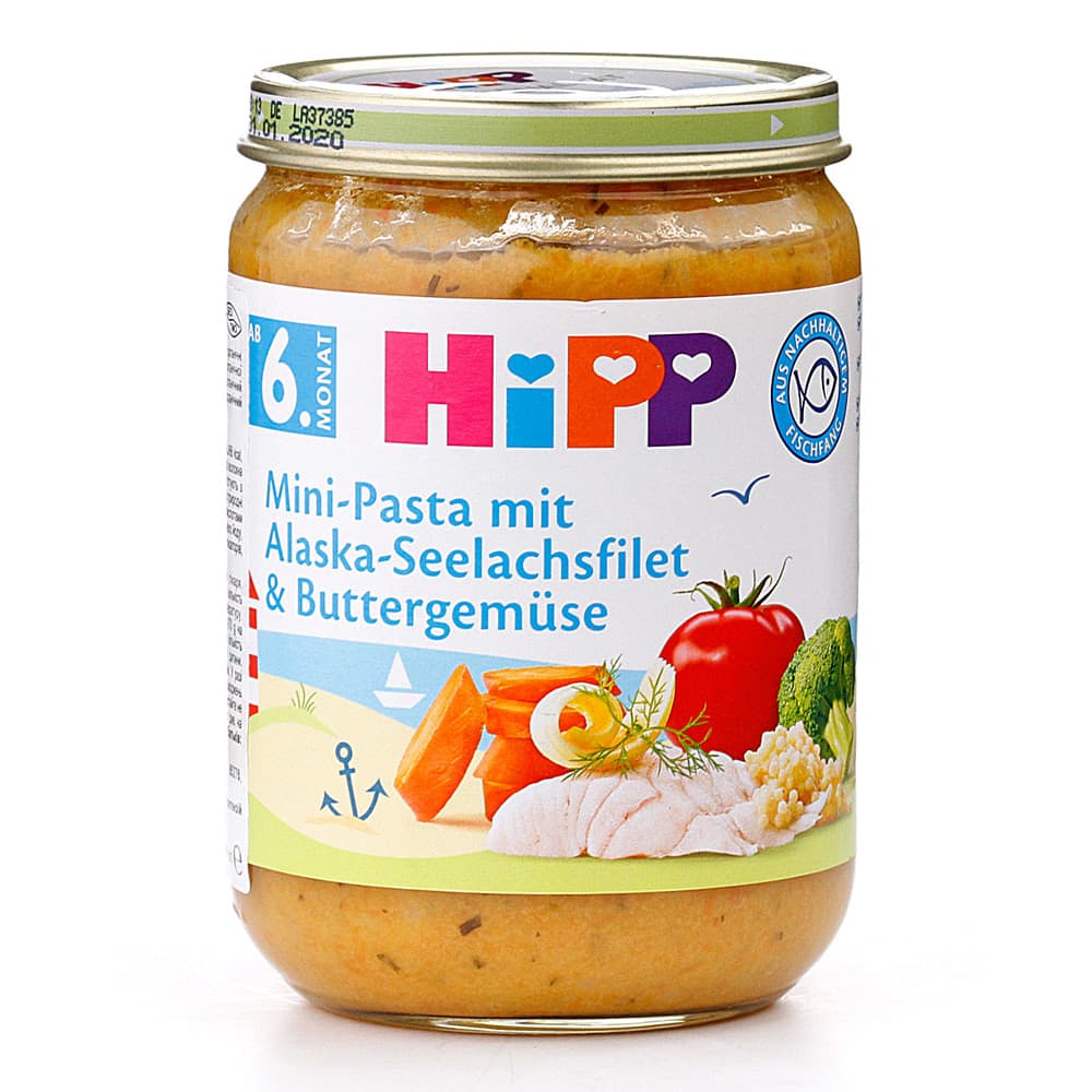 Пюре овощи с морской рыбой HIPP 190г 6275