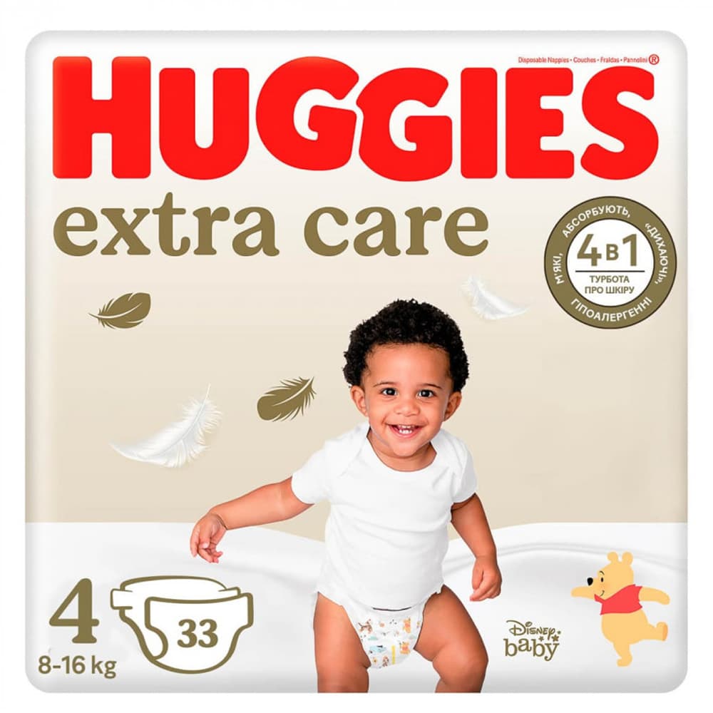 Подгузники Huggies Extra Care (4) 33шт 535831