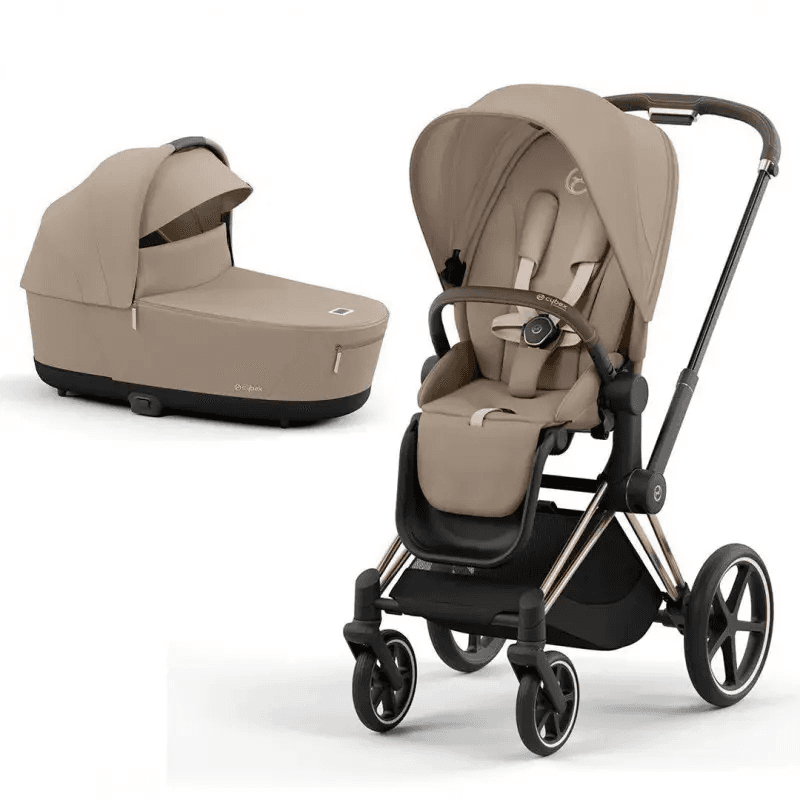 Коляска універсальна 2в1 Cybex Priam 4.0 Cozy Beige/Rosegold 523001271/4