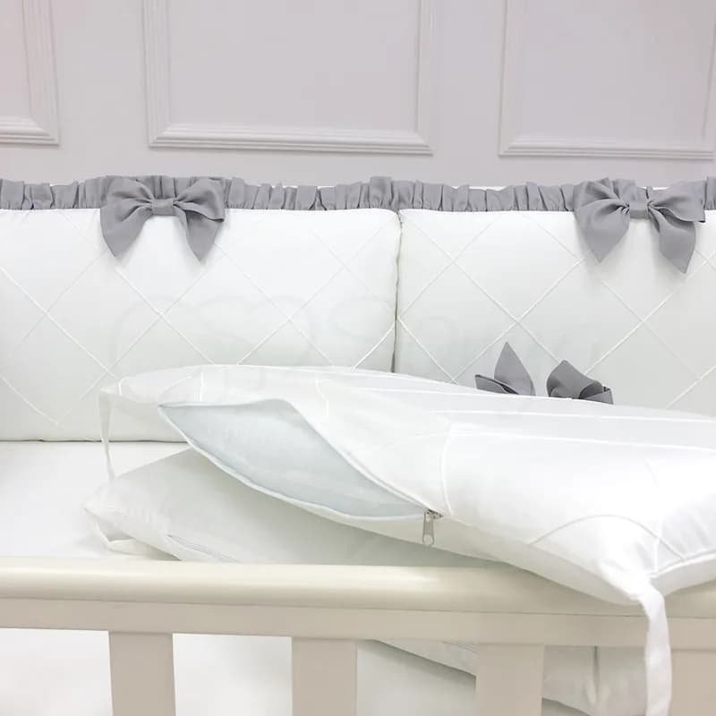 Постельный комплект Маленькая Соня Belissimo 6ед 025552 Grey фото 4 Постельный комплект Маленькая Соня Belissimo 6ед 025552 Grey фото 4