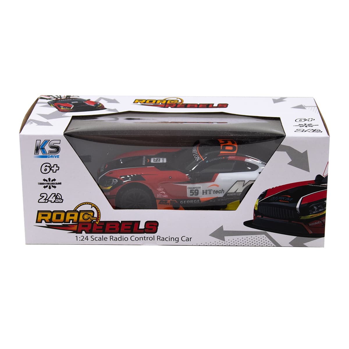 Машина на р/к KS Drive Road Rebels 1:24 16599OB