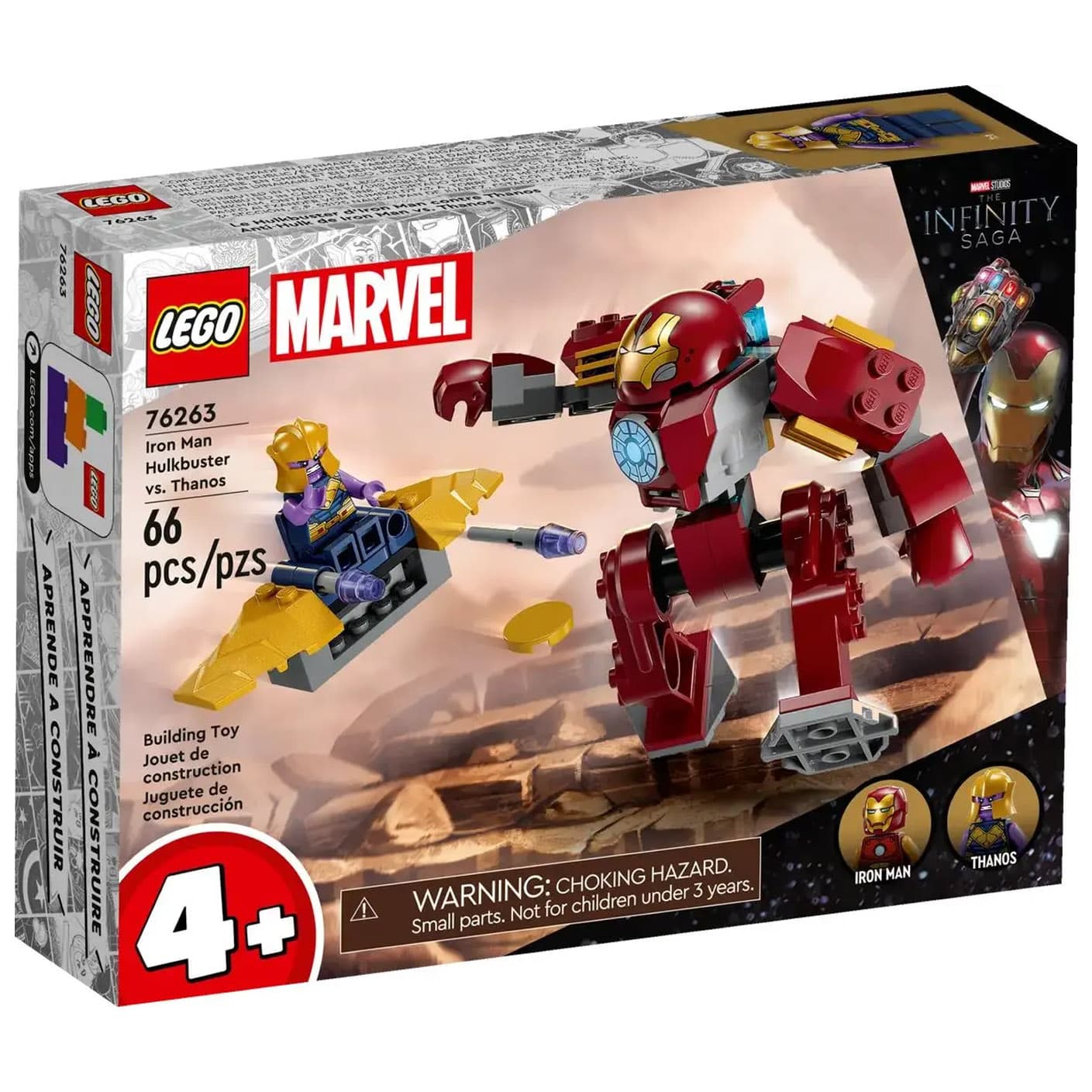 Конструктор Lego Marvel Халкбастер Залізної Людини проти Таноса 66дет 76263 Конструктор Lego Marvel Халкбастер Залізної Людини проти Таноса 66дет 76263
