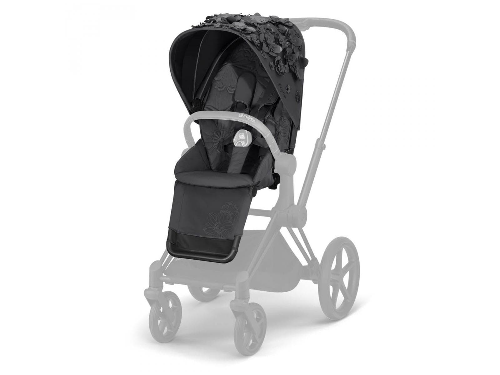 Текстиль для прогулочного блока Cybex Priam Simply Flowers Grey 521001335