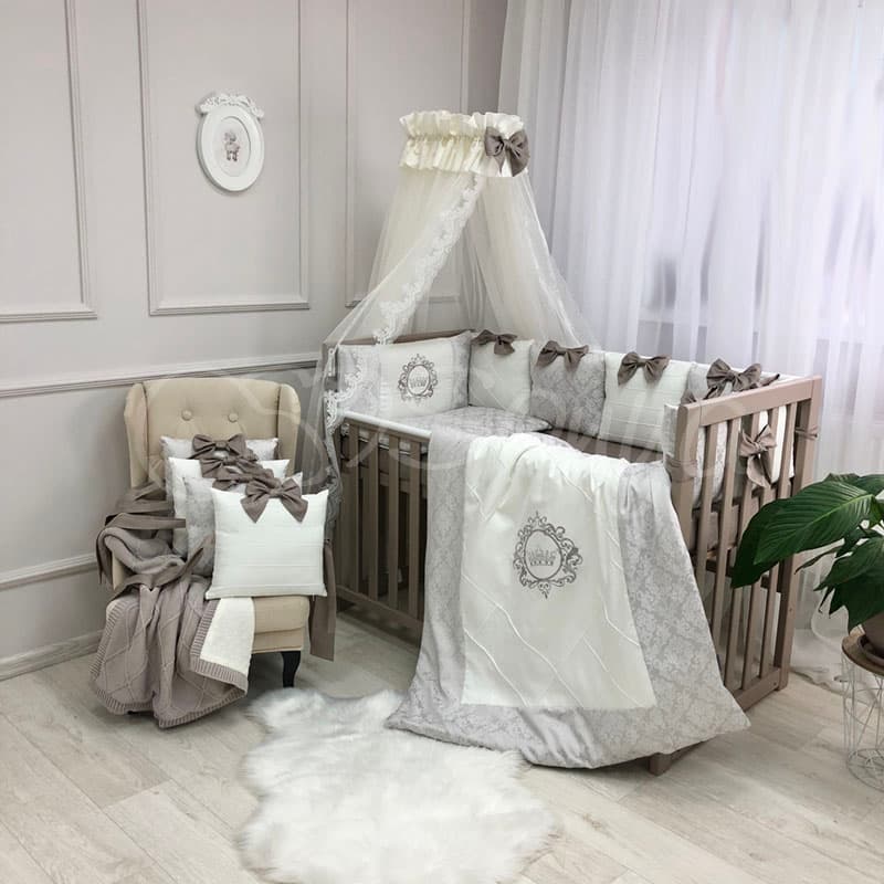 Постільний комплект Маленька Соня Elegance 7од 0145420 Какао