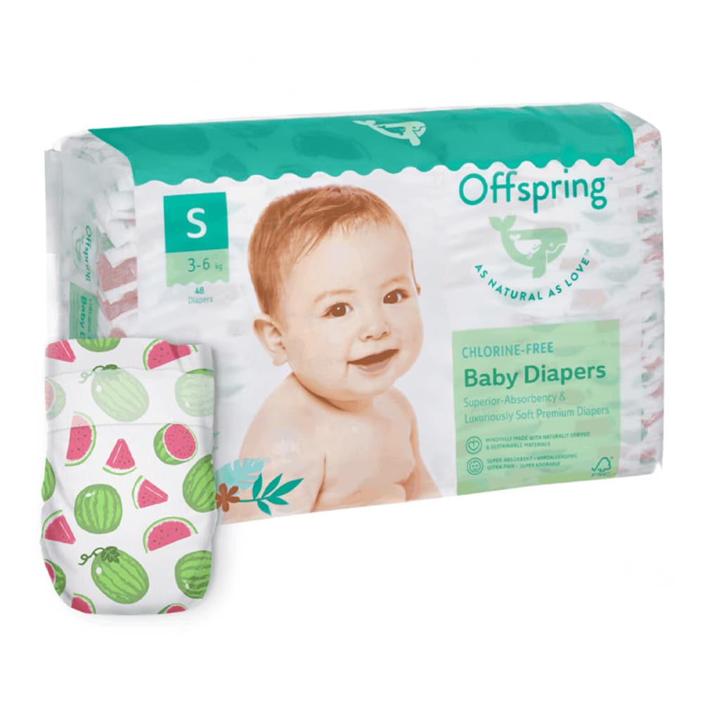 Подгузники Offspring Wondermelon S 48шт DP-OI-FAT-S48P-WML-Унисекс Подгузники Offspring Wondermelon S 48шт DP-OI-FAT-S48P-WML-Унисекс