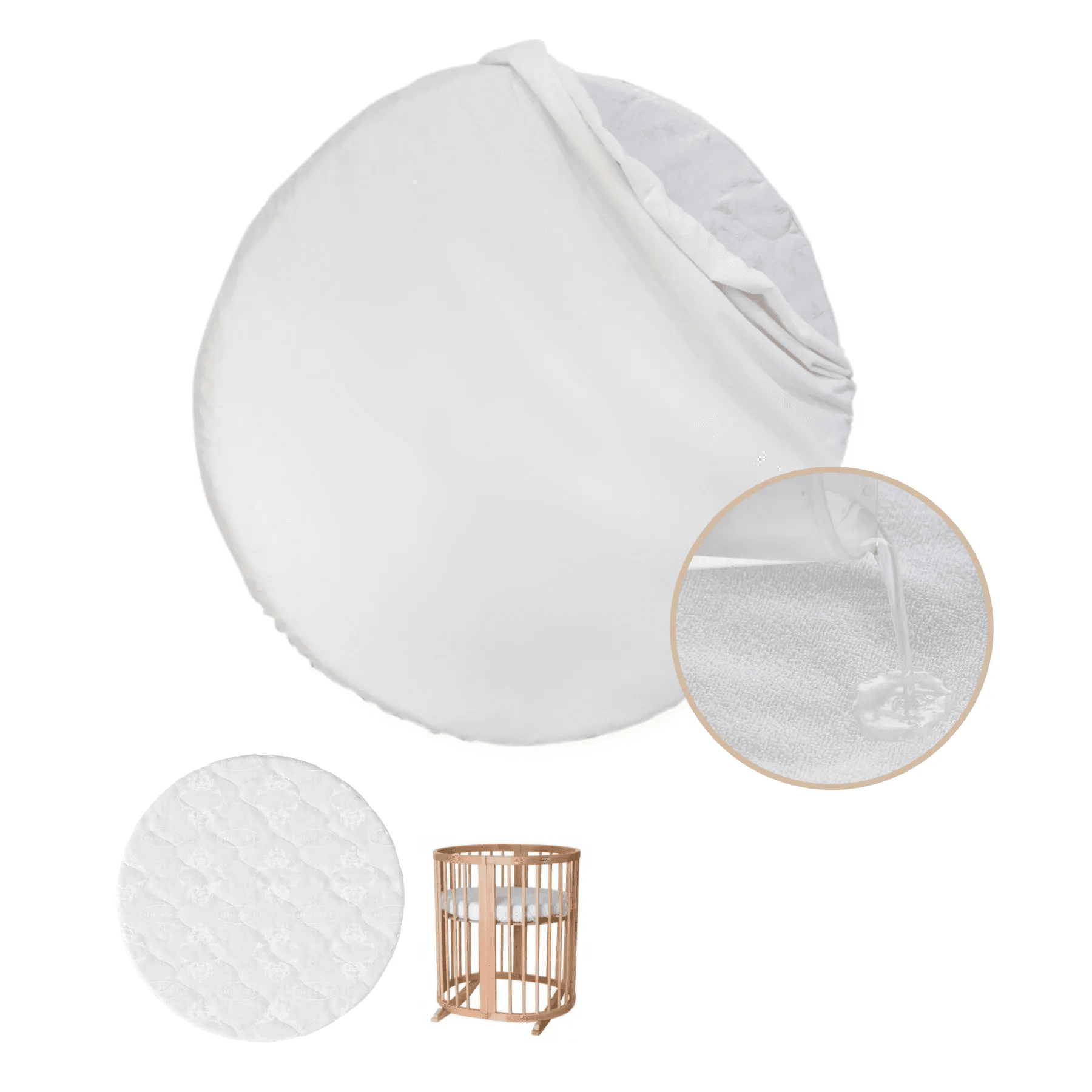 Наматрасник IngVart в люльку Smart Bed 100x100 см 2100029000001 Наматрасник IngVart в люльку Smart Bed 100x100 см 2100029000001