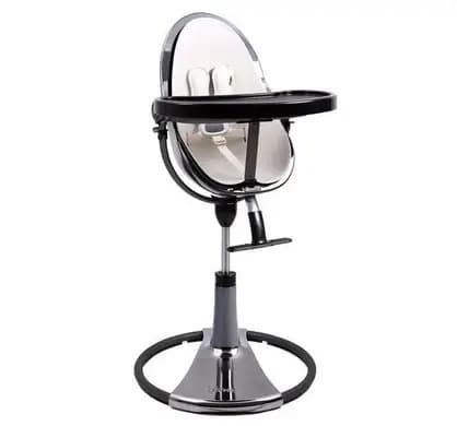 Стульчик для кормления Bloom Fresco Titanium + набор вкладышей Bloom Fresco coconut white E10535-T-11-E10516-CWL