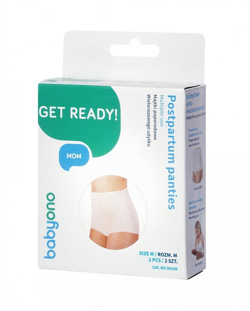 Трусы многоразовые послеродовые M BabyOno 2шт 503/M
