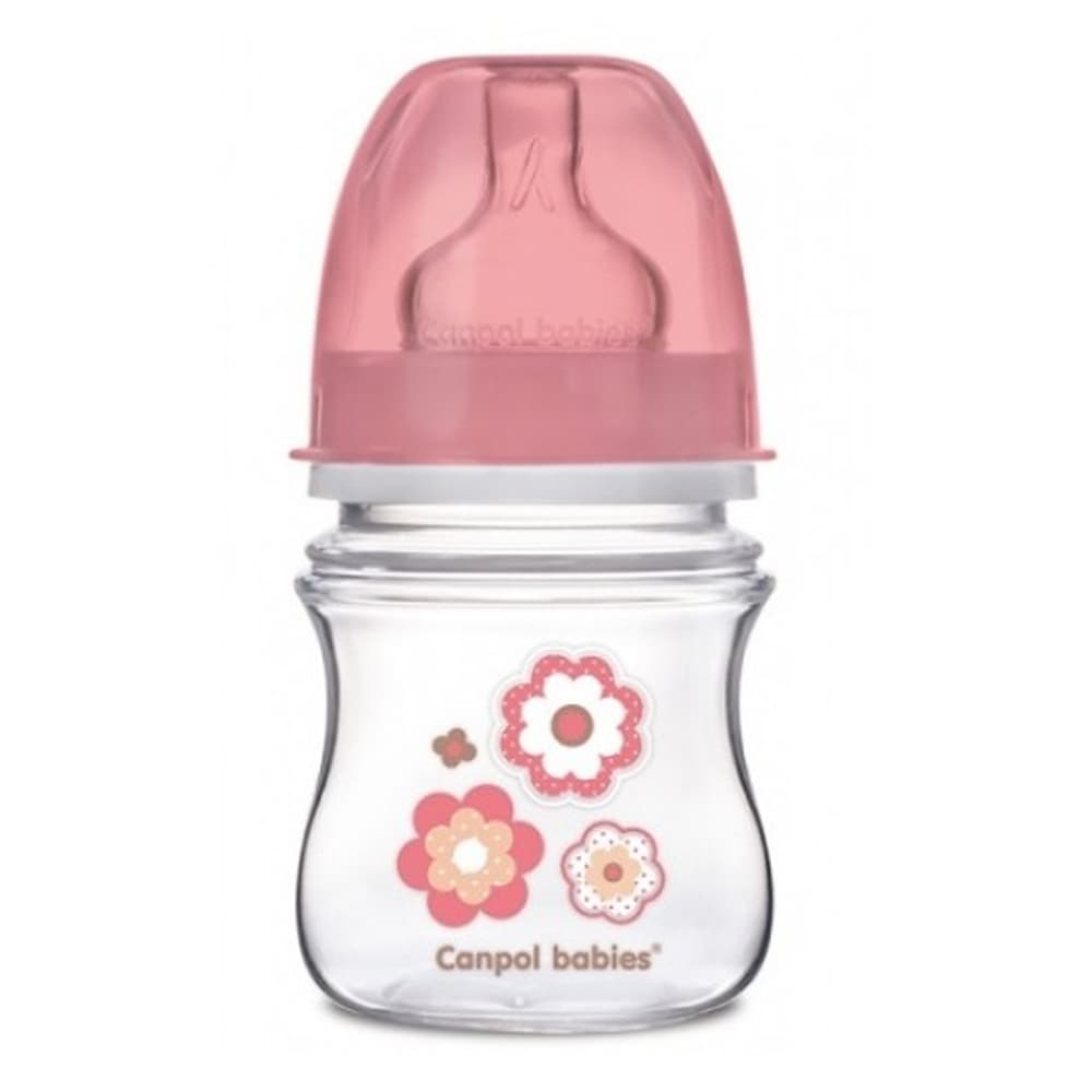 Бутылочка с широким отверстием антиколиковая Canpol Easystart 120мл 35/216_pin Бутылочка с широким отверстием антиколиковая Canpol Easystart 120мл 35/216_pin