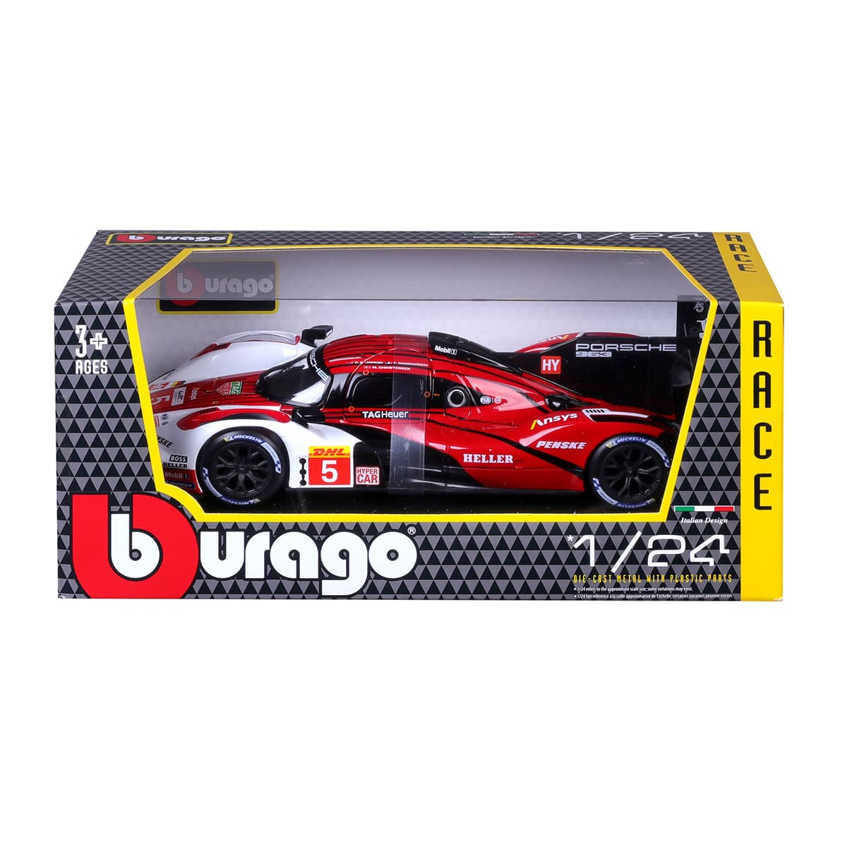 Автомодель Bburago Porsche 963 1:24 18-28022