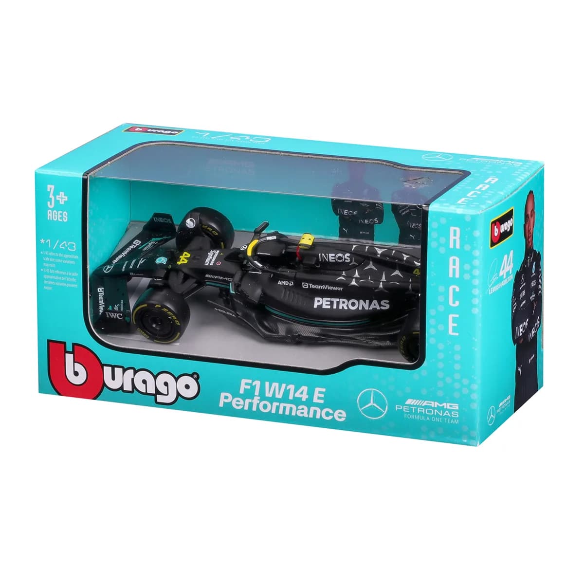 Автомодель Bburago Mercedes-AMG F1 W14 E Performance 1:43 18-38080 фото 2 Автомодель Bburago Mercedes-AMG F1 W14 E Performance 1:43 18-38080 фото 2