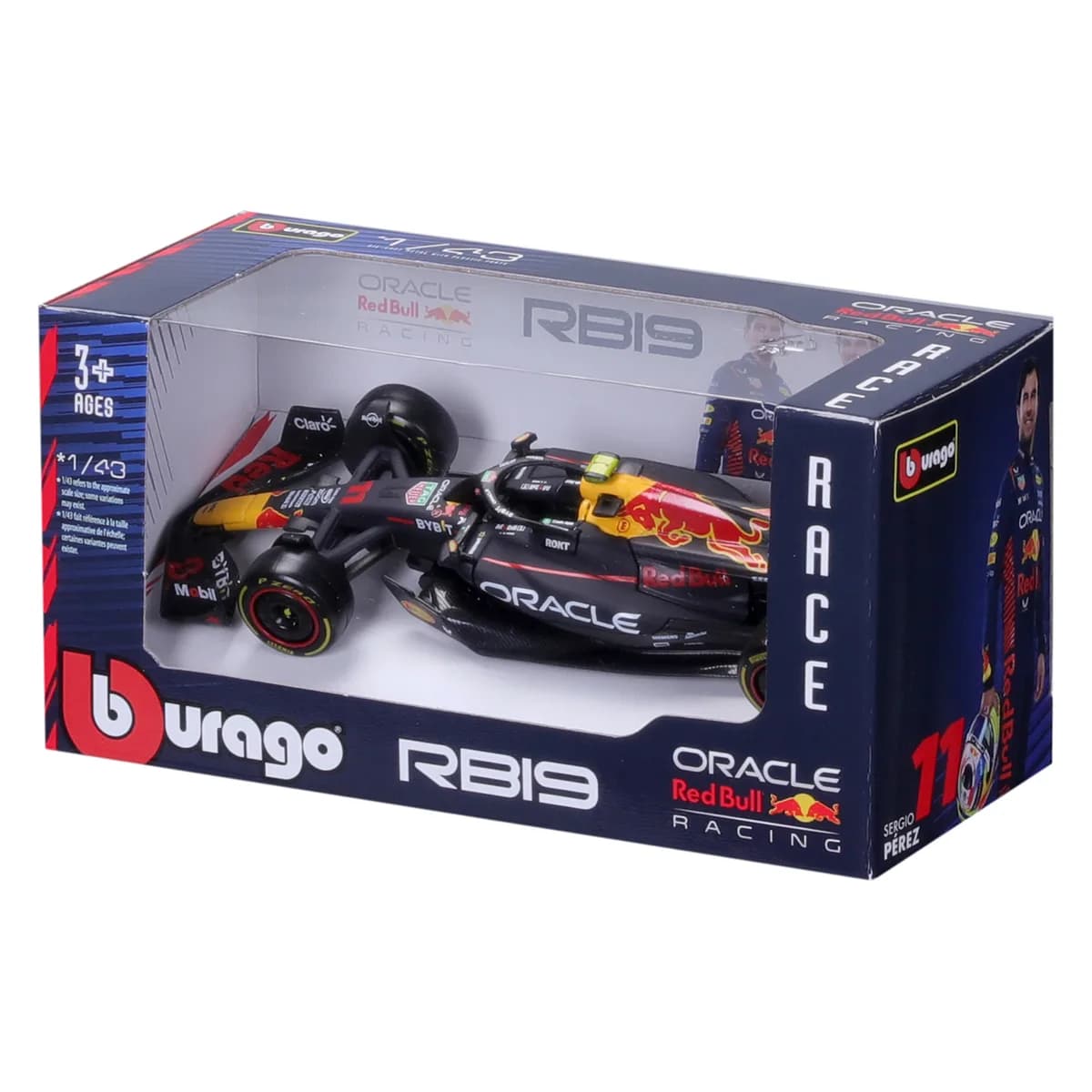 Автомодель Bburago Red Bull Racing RB19 1:43 18-38082 фото 3