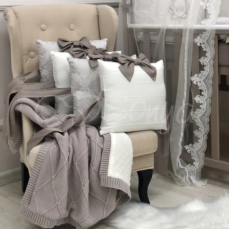 Постільний комплект Маленька Соня Elegance 6од 245420 Какао фото 2 Постільний комплект Маленька Соня Elegance 6од 245420 Какао фото 2