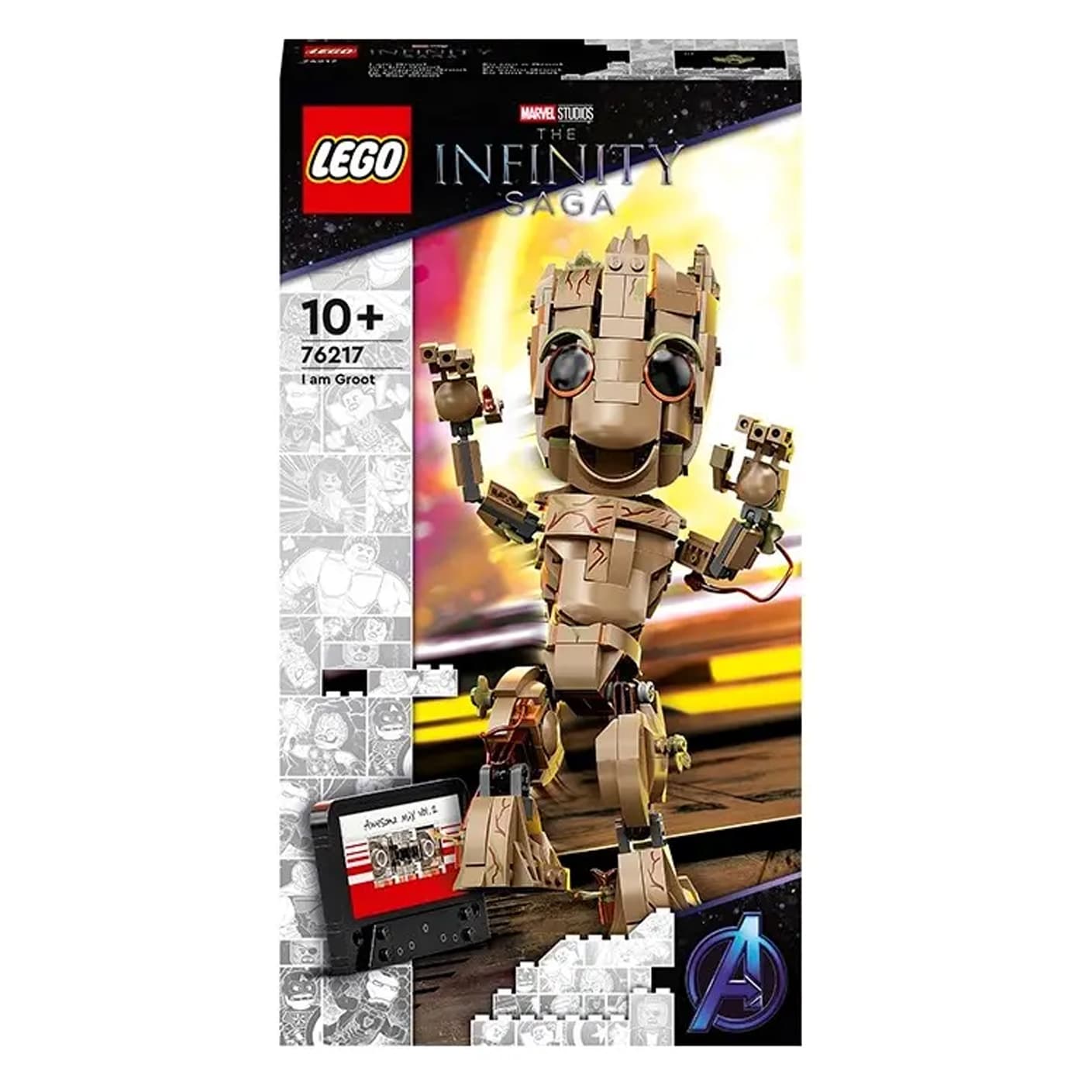 Конструктор Lego Marvel Я есть Грут 476дет 76217