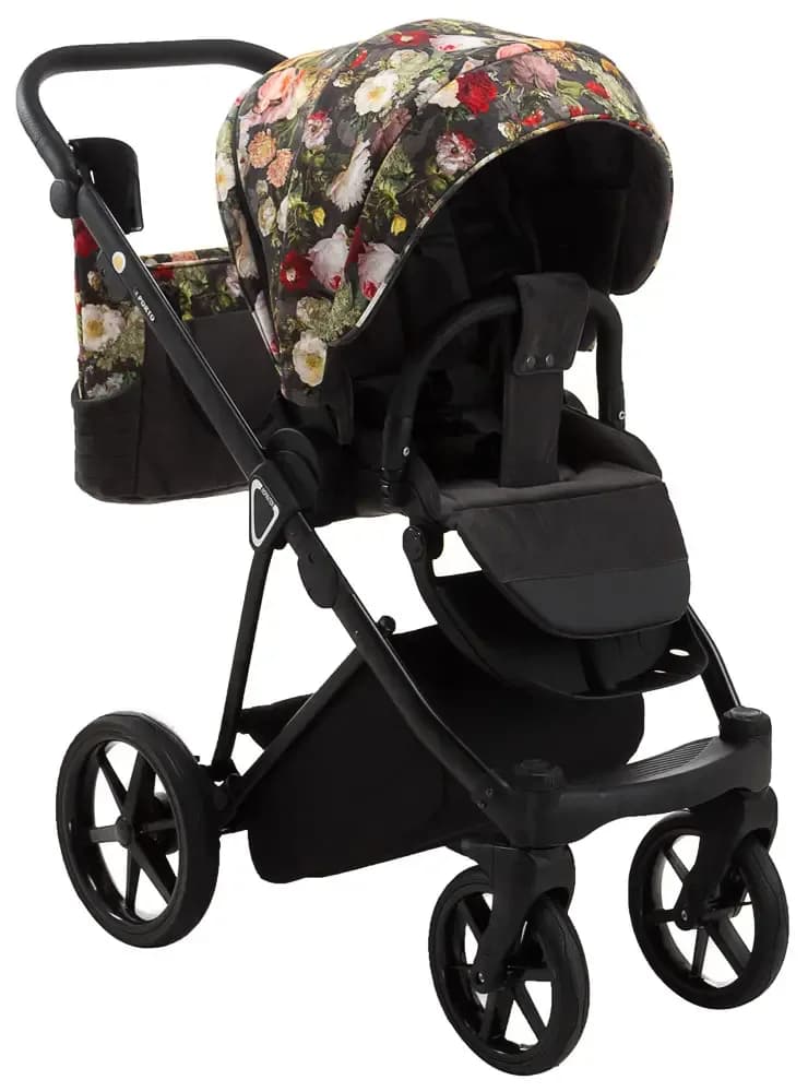 Коляска универсальная 2в1 Adamex Porto Flowers-1 PR-1 625661 фото 2 Коляска универсальная 2в1 Adamex Porto Flowers-1 PR-1 625661 фото 2
