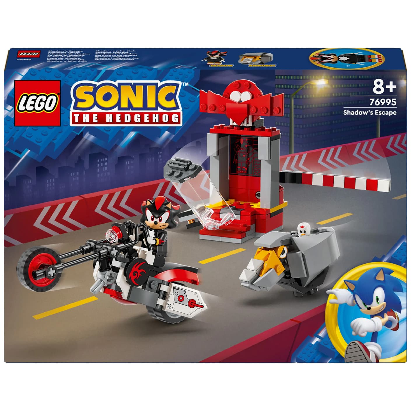 Конструктор Lego Sonic Їжак Шедоу. Втеча 196дет 76995 Конструктор Lego Sonic Їжак Шедоу. Втеча 196дет 76995