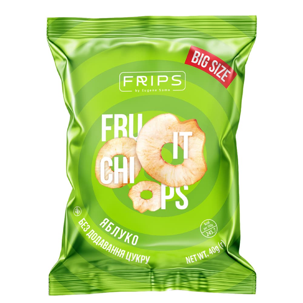 Чипсы фруктовые из яблока Frips 40г 165013 Чипсы фруктовые из яблока Frips 40г 165013