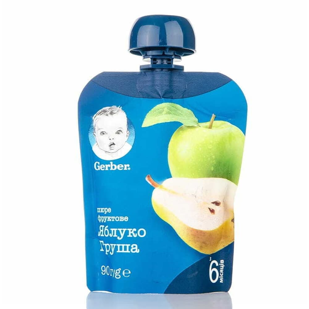 Пюре яблоко и груша Gerber 90г 507104