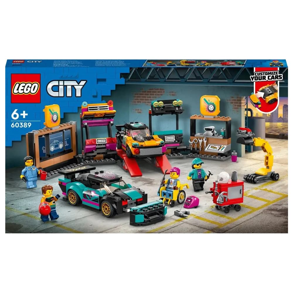 Конструктор LEGO City Тюнинг-ателье 507дет 60389