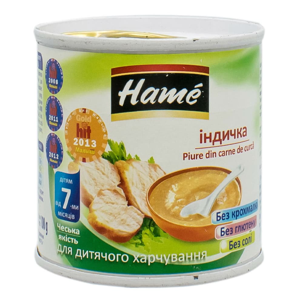 Пюре индейка Hame 100г 1215421 Пюре индейка Hame 100г 1215421