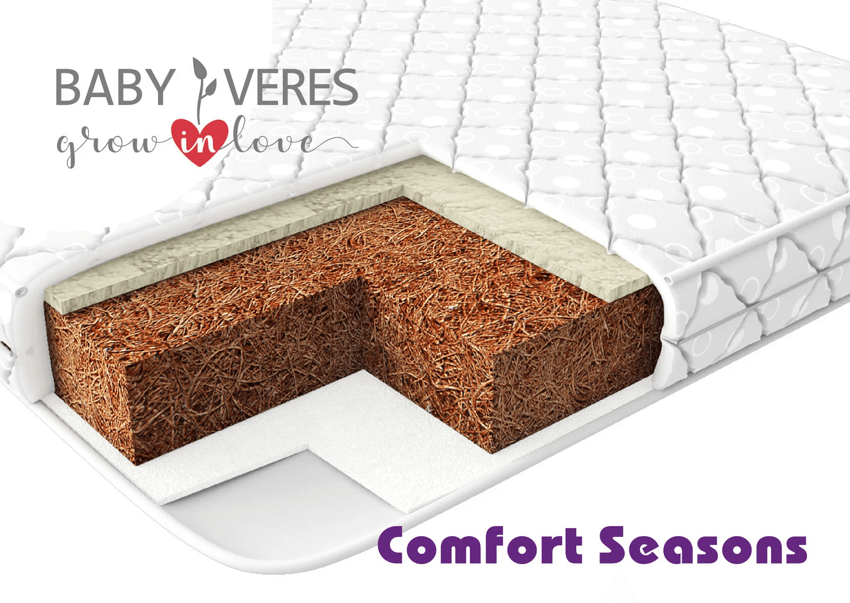 Матрас Верес Comfort Seasons 120х60х7 см 51.3.01