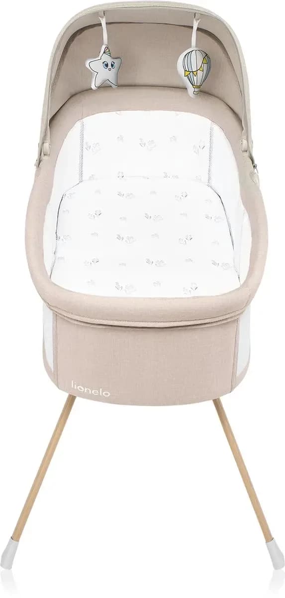 Ліжко-колиска 3в1 Lionelo Malin Evo Beige Natural LO-MALIN EVO BEIGE NATURAL фото 2 Ліжко-колиска 3в1 Lionelo Malin Evo Beige Natural LO-MALIN EVO BEIGE NATURAL фото 2