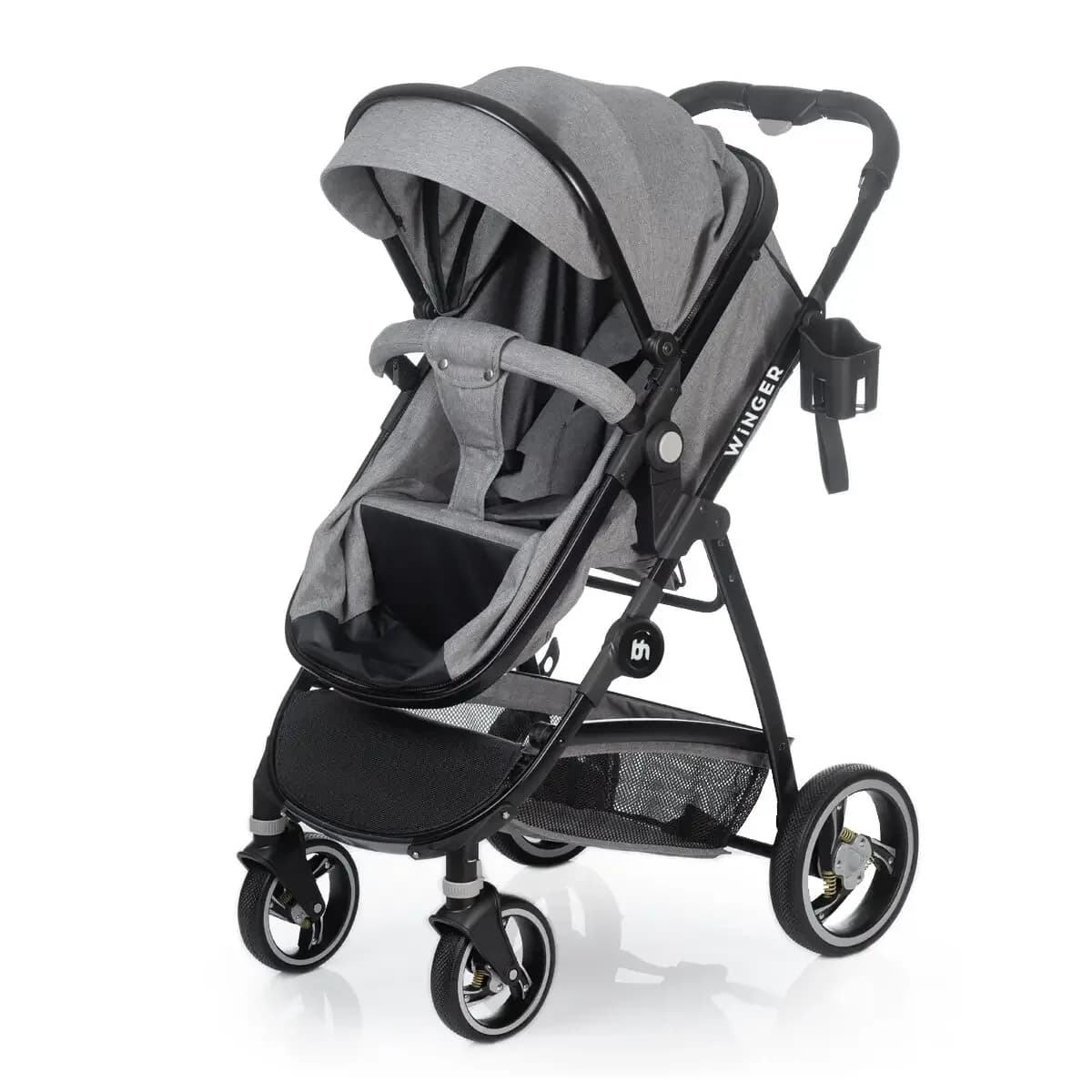 Коляска-трансформер BABYHIT Winger Light Grey 73556 фото 3 Коляска-трансформер BABYHIT Winger Light Grey 73556 фото 3