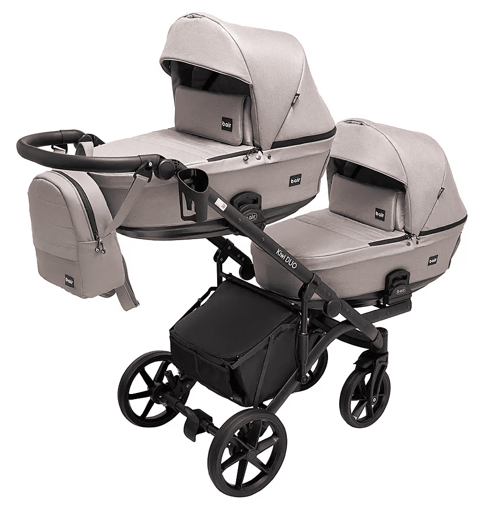 Коляска универсальная 2в1 для двойни Bair Kiwi Duo Soft BKD-455 681816