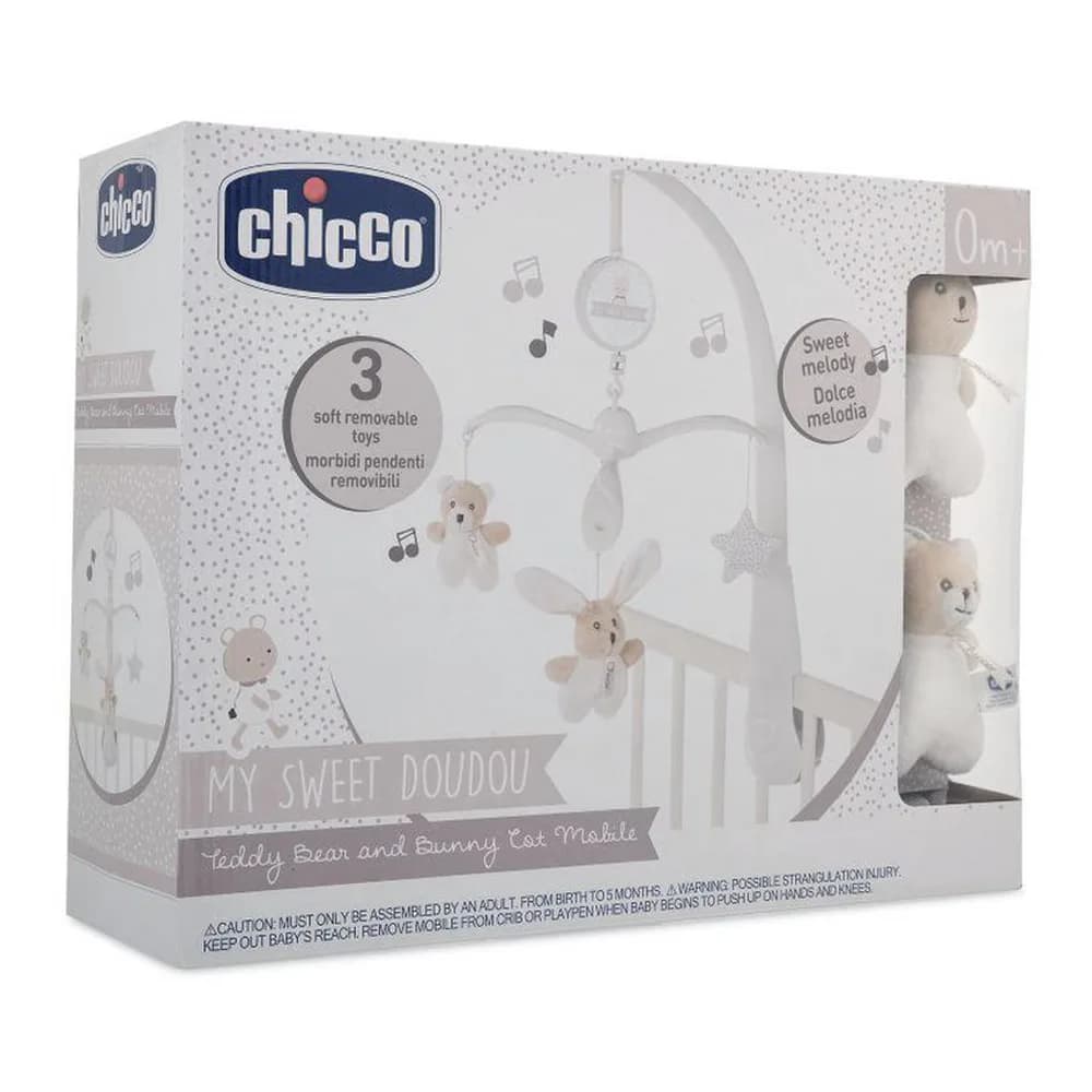 Мобіль Chicco Ведмежа і зайченя My Sweet Dou Dou 09714.00 фото 3 Мобіль Chicco Ведмежа і зайченя My Sweet Dou Dou 09714.00 фото 3