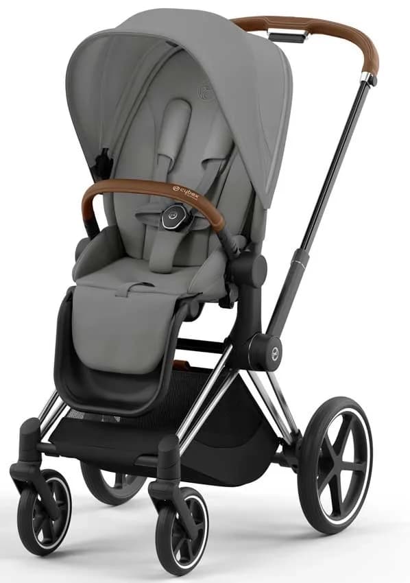 Коляска универсальная 3в1 Cybex Priam 4.0 Mirage Grey/Chrome Brown/Cloud T i-Size 510185409/3 фото 2 Коляска универсальная 3в1 Cybex Priam 4.0 Mirage Grey/Chrome Brown/Cloud T i-Size 510185409/3 фото 2