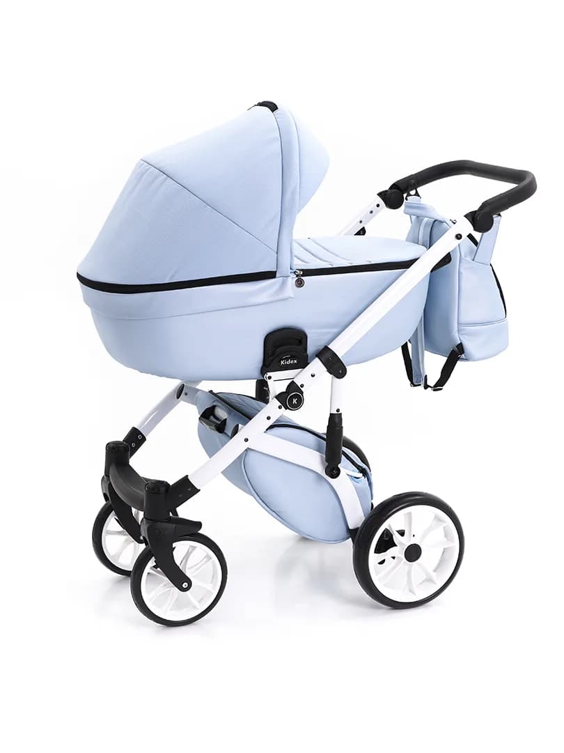 Коляска универсальная 2в1 Kidex K-Style Ice Blue Handle Black KDX0024 фото 2