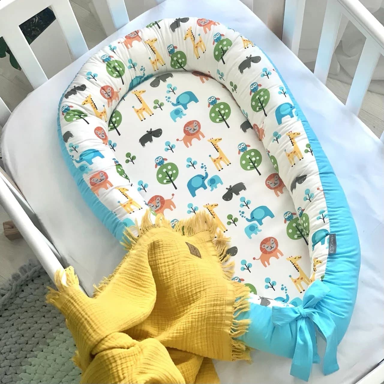 Кокон Маленька Соня Baby Design Premium Сафарі 50194543 фото 2