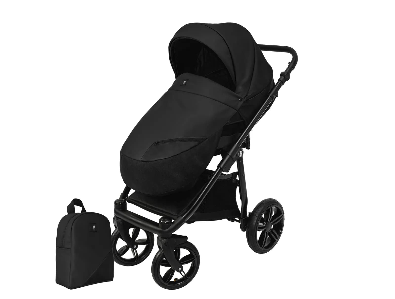 Коляска универсальная 2в1 Dada Tuvi D-T-BK Black фото 2 Коляска универсальная 2в1 Dada Tuvi D-T-BK Black фото 2