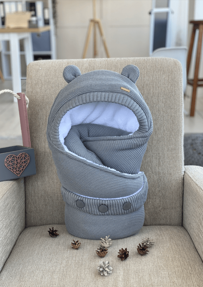 Конверт "Мишутка" Kid's Fantasy 2075 -серый