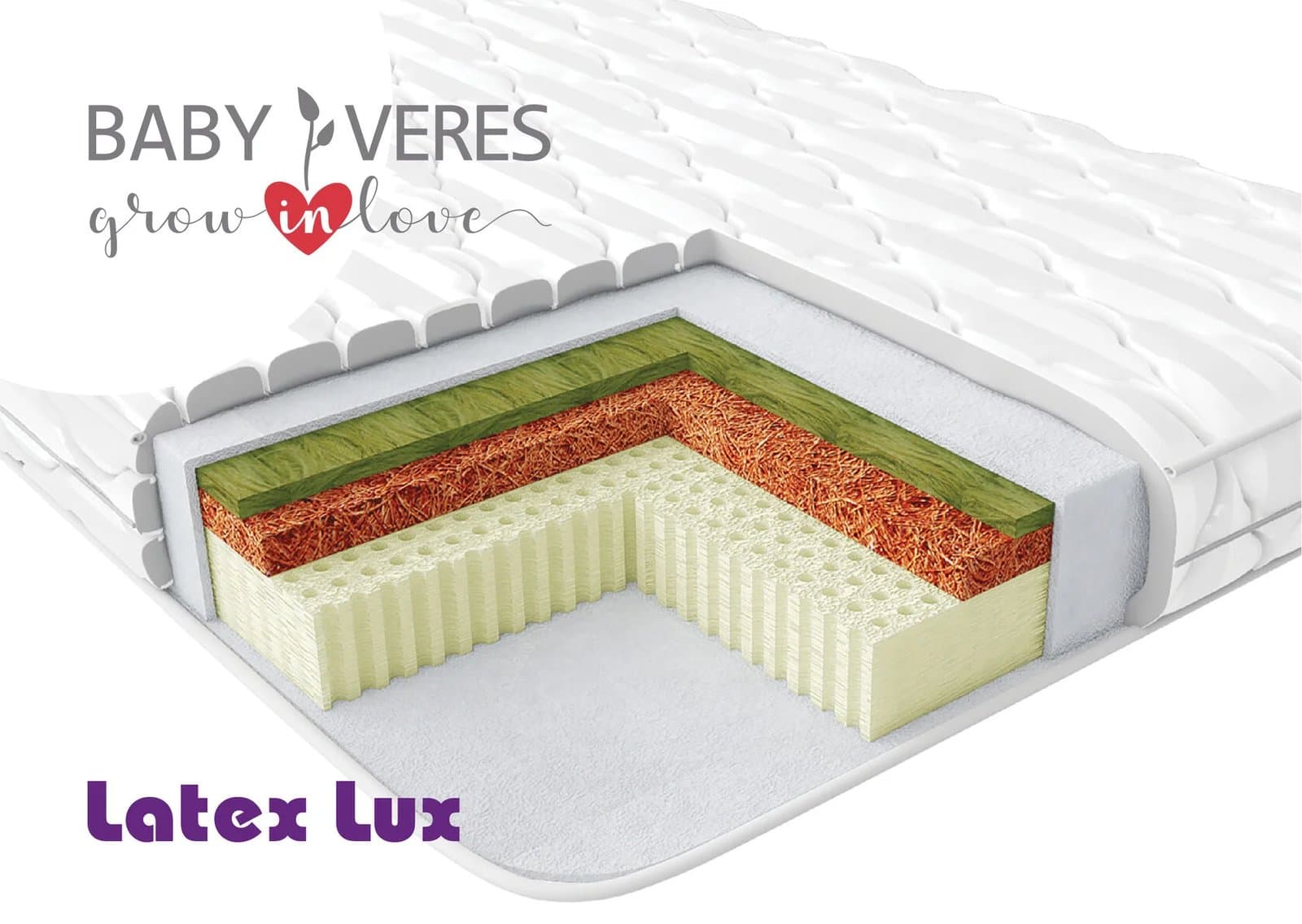 Матрас Верес Latex LUX 120х60х10 см 51.7.02
