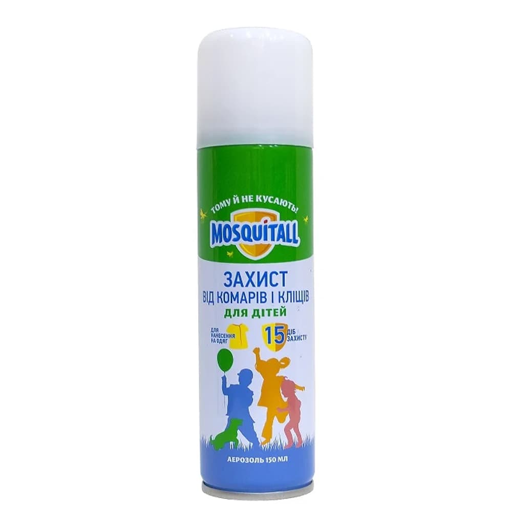 Спрей от комаров и клещей Mosquitall 150мл 21166