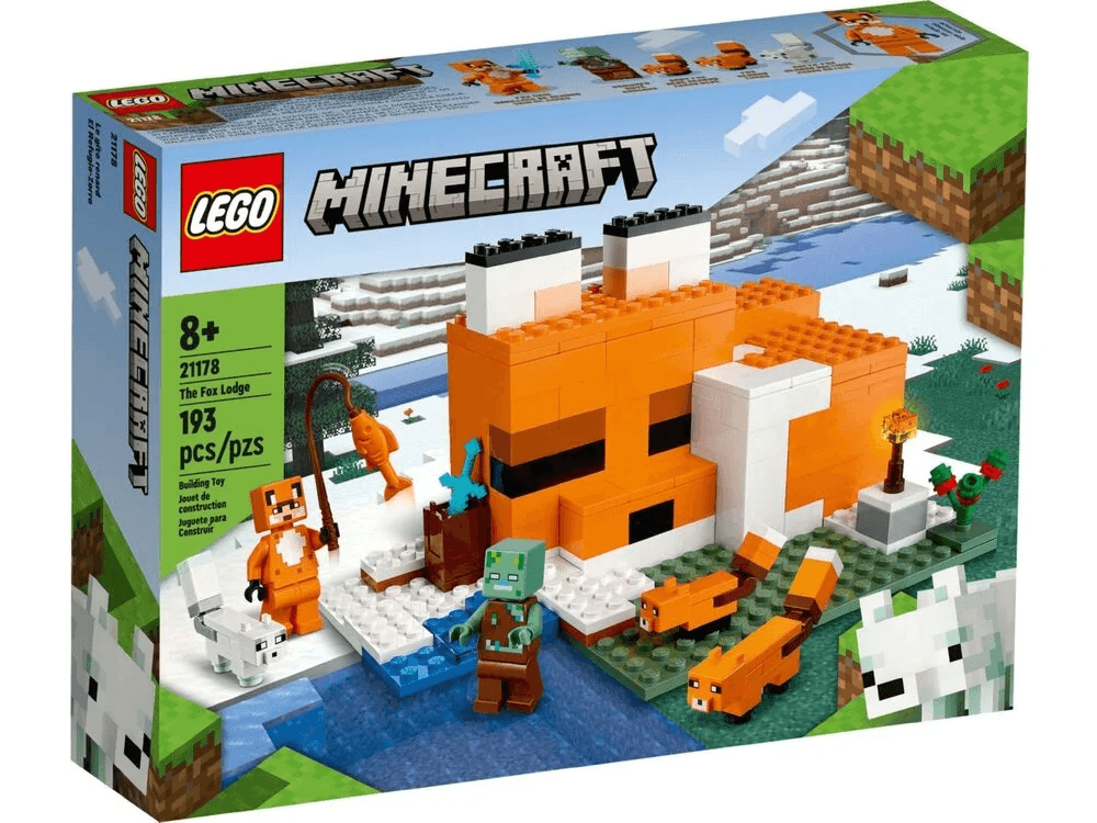 Конструктор Lego Minecraft Хижина лисы 193дет 21178