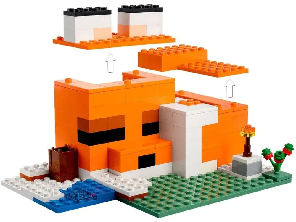Конструктор Lego Minecraft Хижина лисы 193дет 21178 фото 3