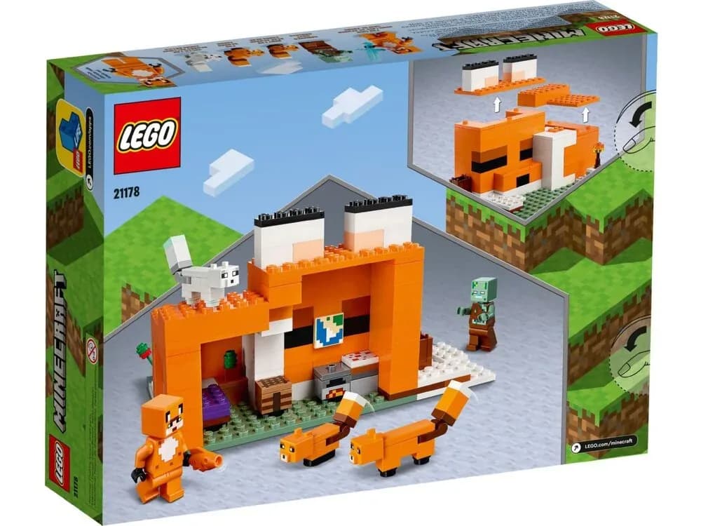 Конструктор Lego Minecraft Хижина лисы 193дет 21178 фото 6
