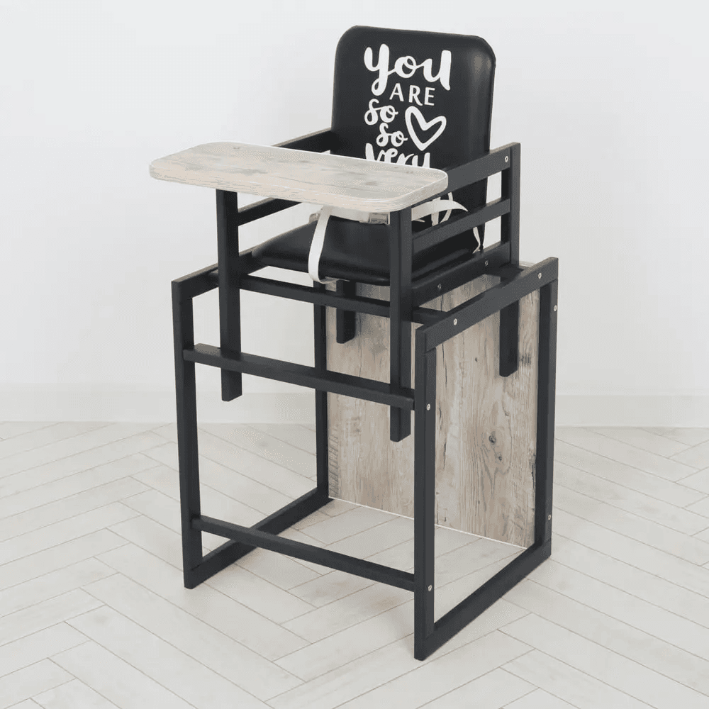Стульчик для кормления Ommi Graphite-klondike Стульчик для кормления Ommi Graphite-klondike