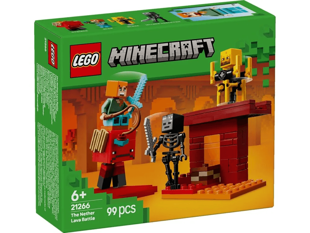 Конструктор Lego Minecraft Битва со скамейкой в Незере 99дет 21266 Конструктор Lego Minecraft Битва со скамейкой в Незере 99дет 21266