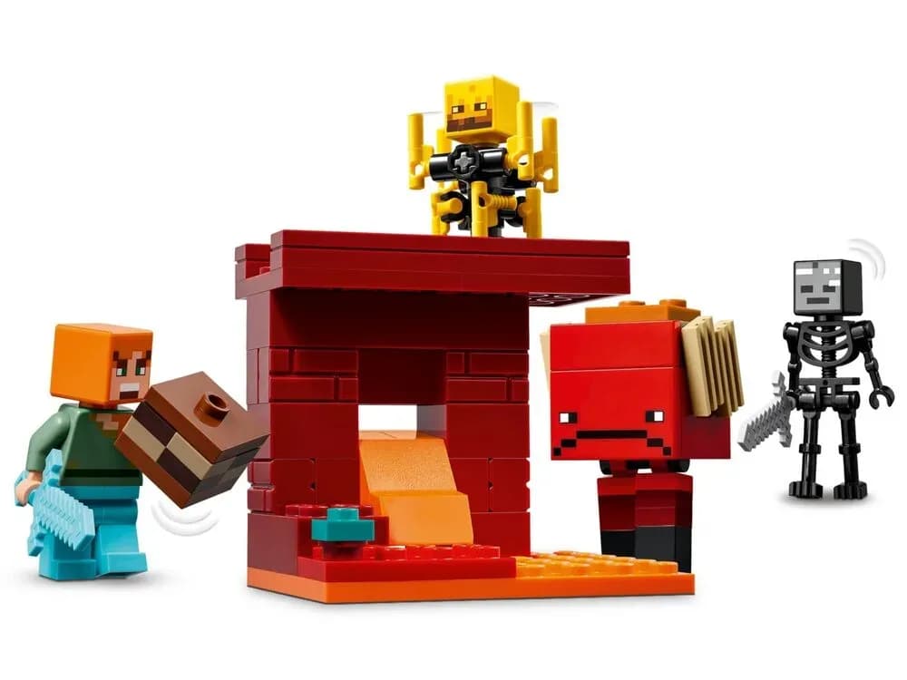Конструктор Lego Minecraft Битва со скамейкой в Незере 99дет 21266 фото 3 Конструктор Lego Minecraft Битва со скамейкой в Незере 99дет 21266 фото 3