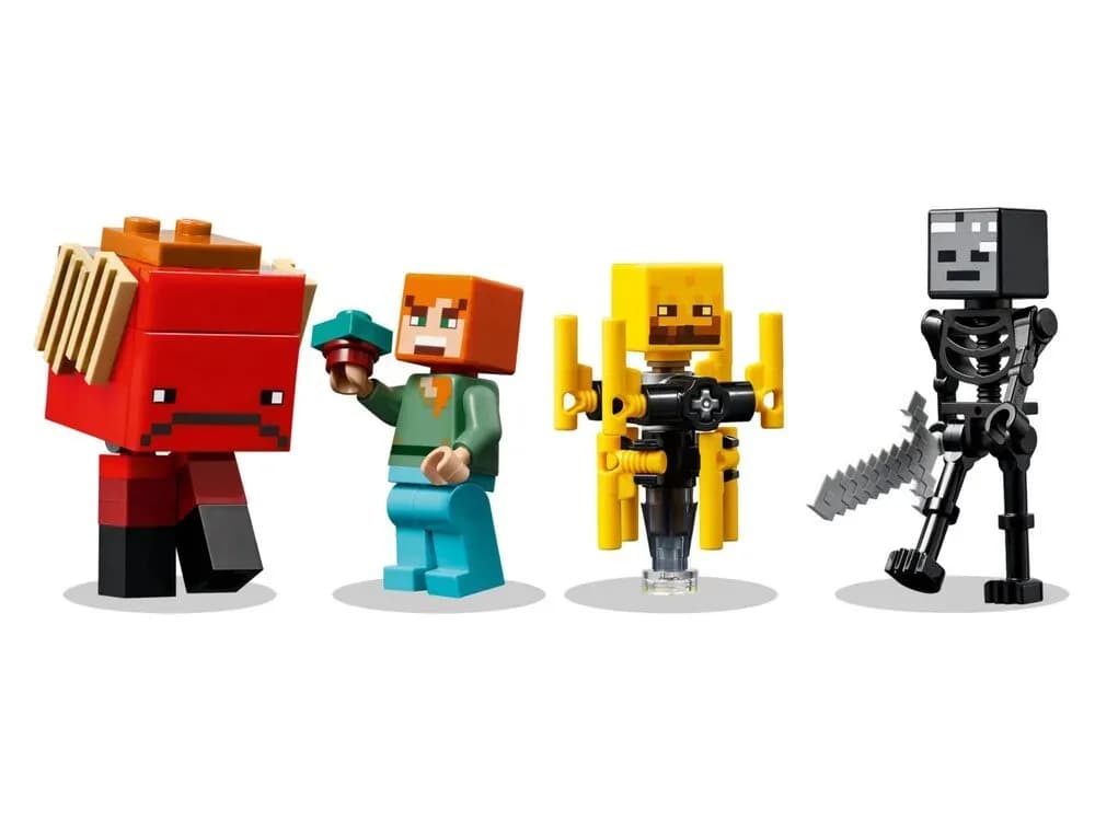 Конструктор Lego Minecraft Битва со скамейкой в Незере 99дет 21266 фото 4 Конструктор Lego Minecraft Битва со скамейкой в Незере 99дет 21266 фото 4