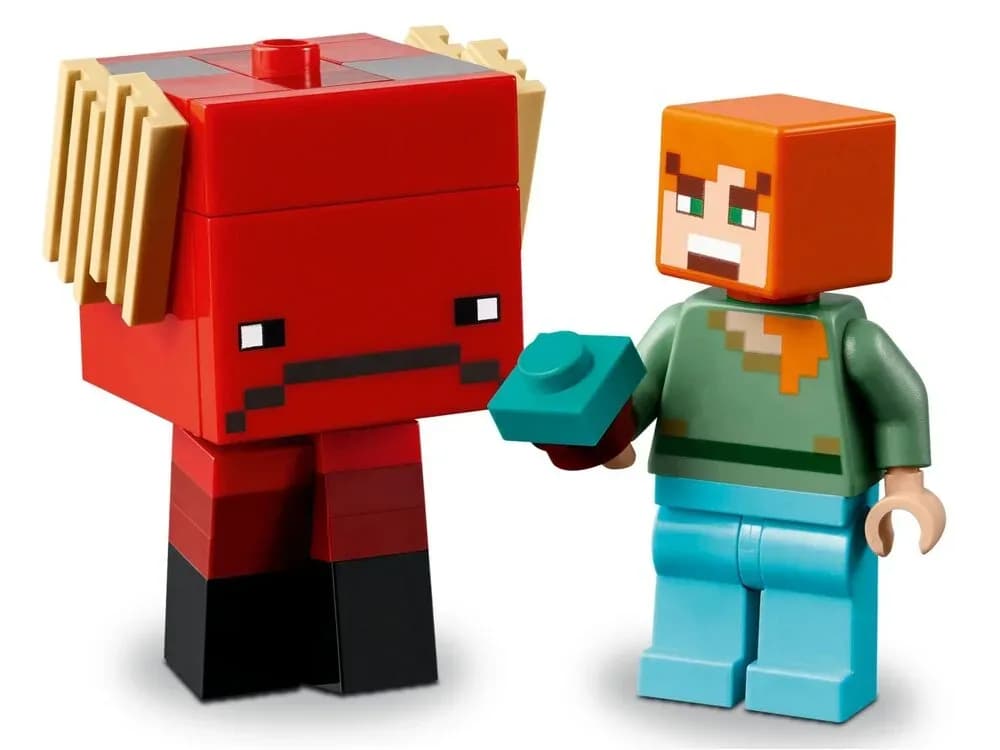 Конструктор Lego Minecraft Битва со скамейкой в Незере 99дет 21266 фото 6 Конструктор Lego Minecraft Битва со скамейкой в Незере 99дет 21266 фото 6