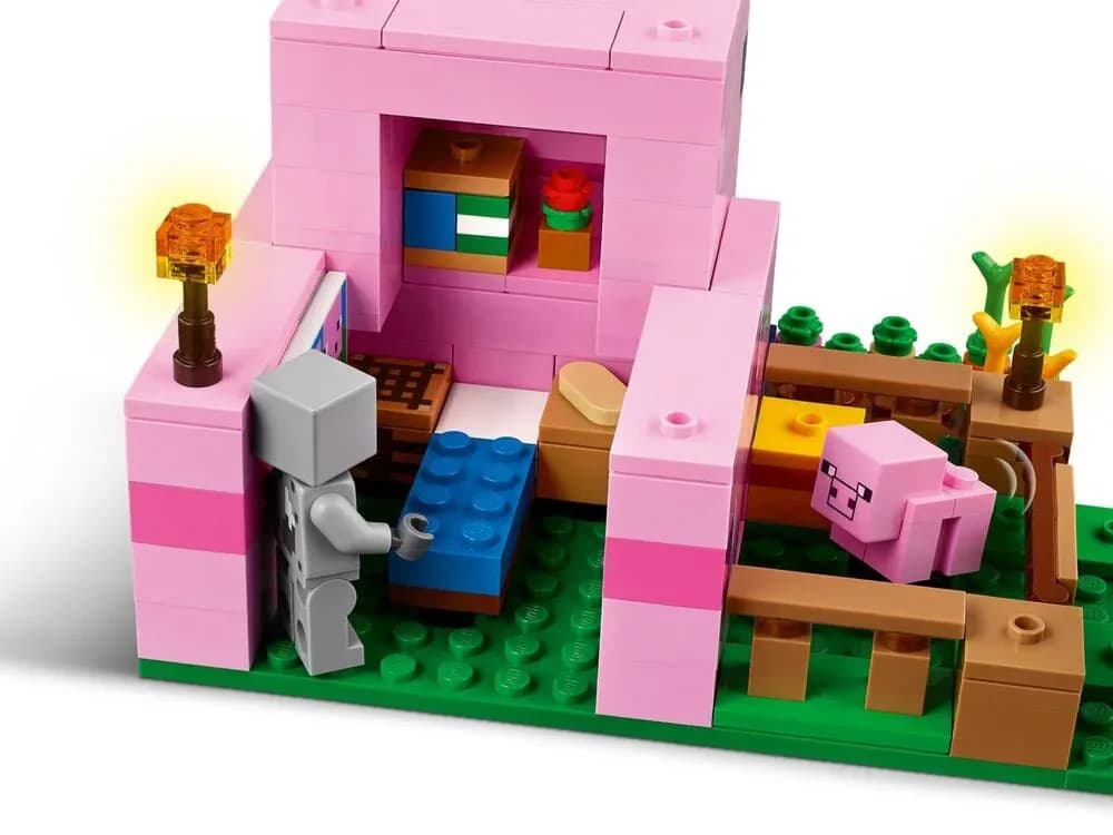 Конструктор Lego Minecraft Дом для поросят 238дет 21268 фото 5 Конструктор Lego Minecraft Дом для поросят 238дет 21268 фото 5