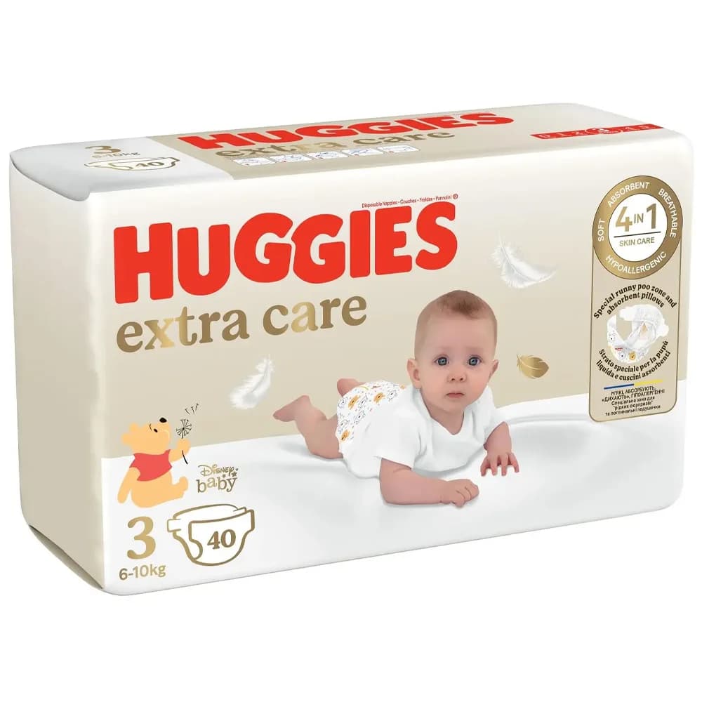 Подгузники Huggies Extra Care Jumbo (3) 40шт 574400 фото 2