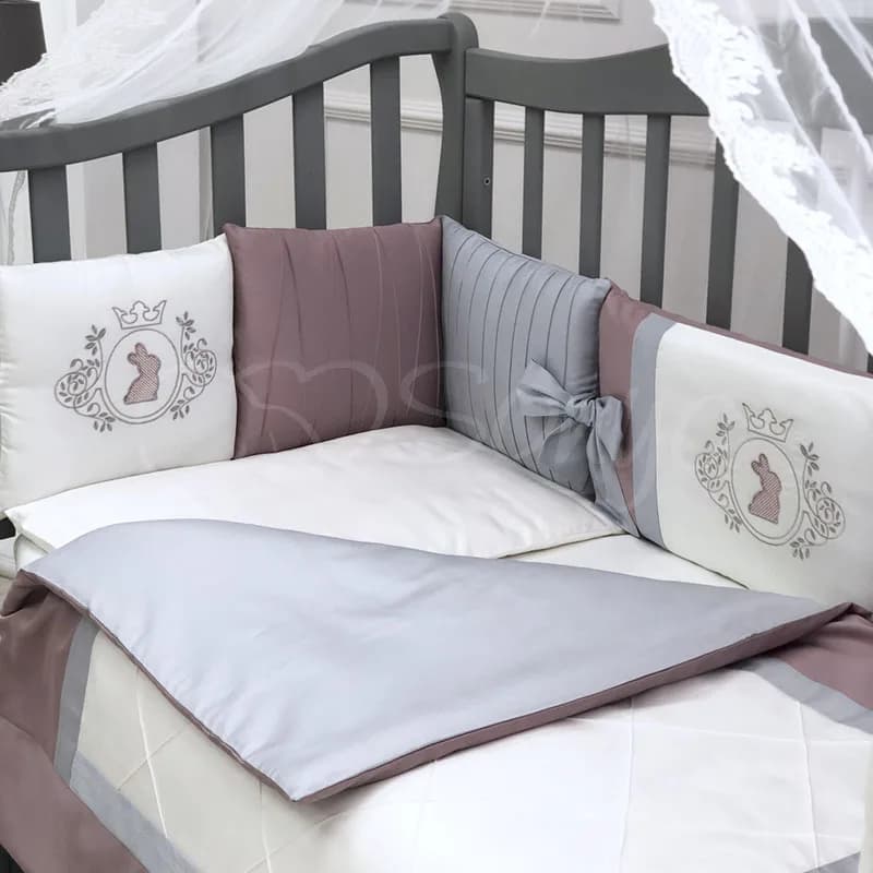 Постільний комплект Маленька Соня Royal 6од 26079 Рowder pink фото 2