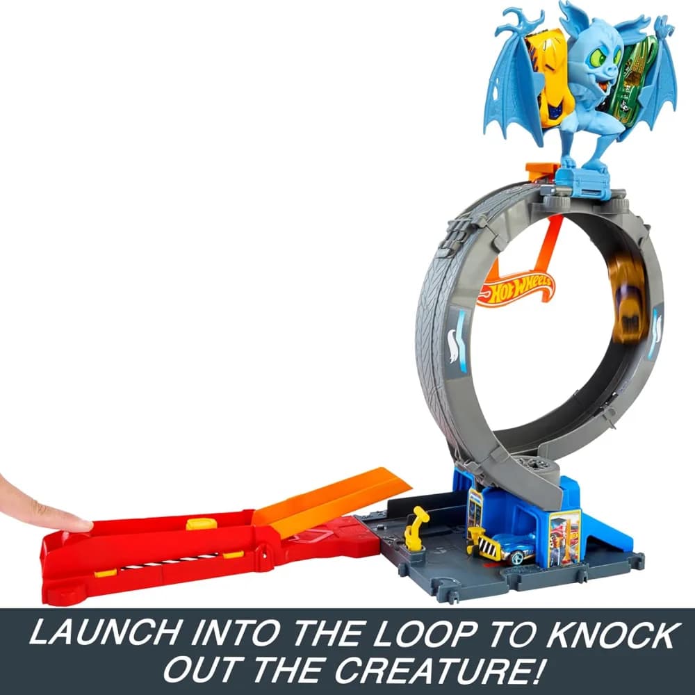 Трек Hot Wheels Неймовірна атака кажана HTN78 фото 2 Трек Hot Wheels Неймовірна атака кажана HTN78 фото 2