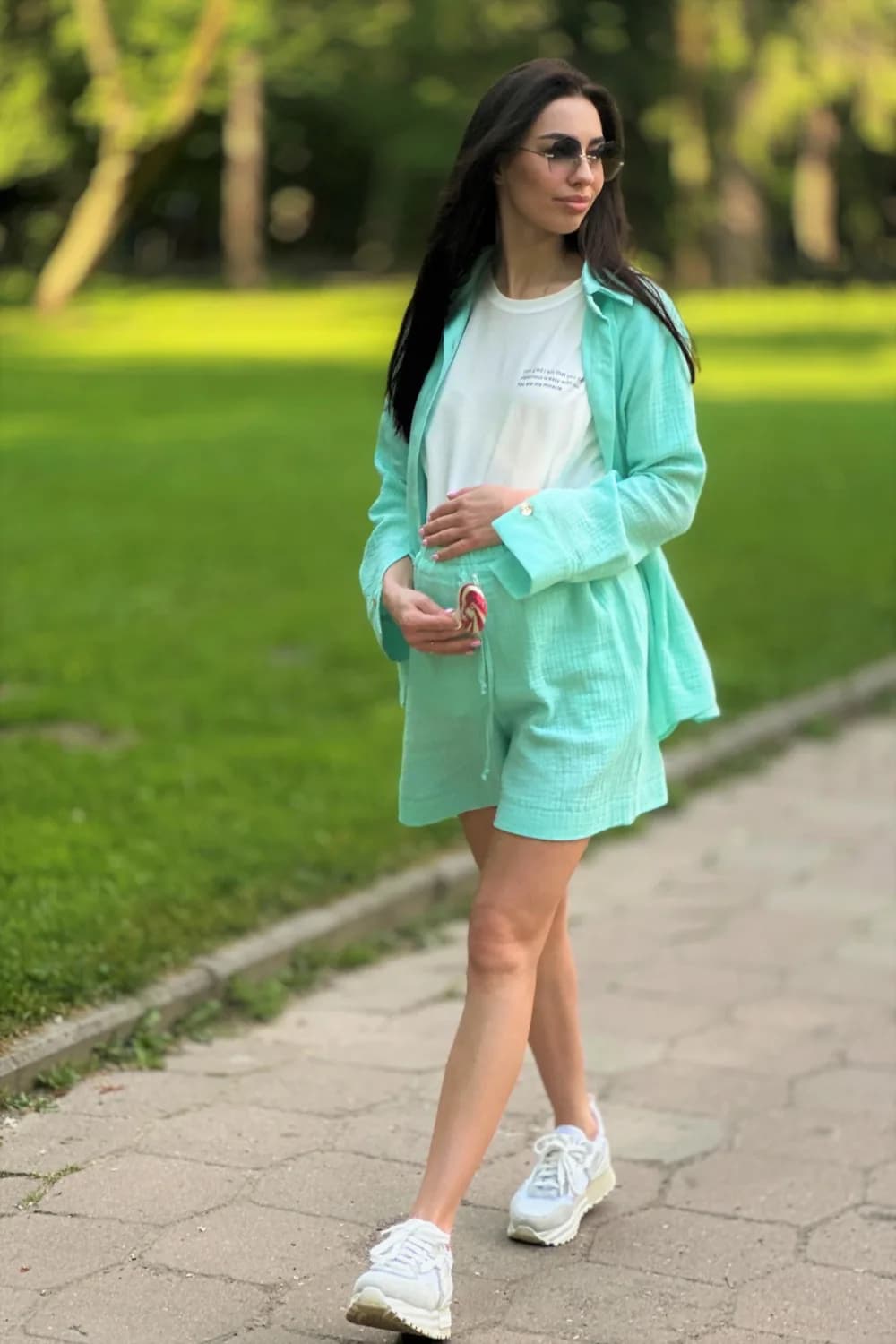 Рубашка дл.рук +шорты Dianora 2309(8) 1105 -зеленый фото 7